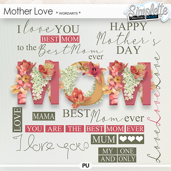 Mother Love (wordarts) by Simplette Mother Love (wordarts) by Simplette