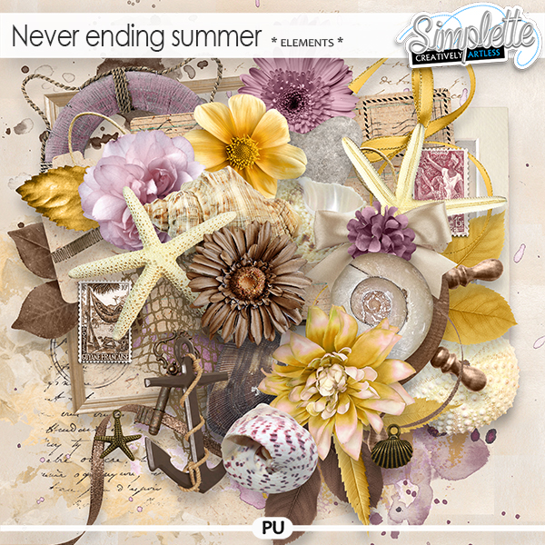 Never ending summer (elements) by Simplette