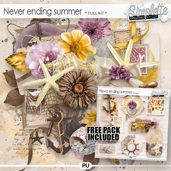 Never ending summer (full kit with FREE pack) by Simplette