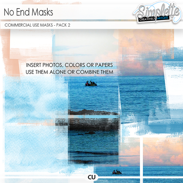 No end masks (CU elements) pack 2 by Simplette