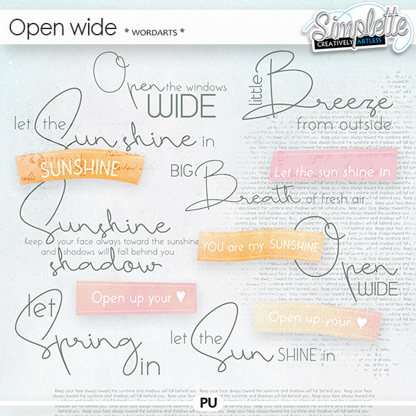 Open Wide (wordarts) by Simplette Open Wide (wordarts) by Simplette