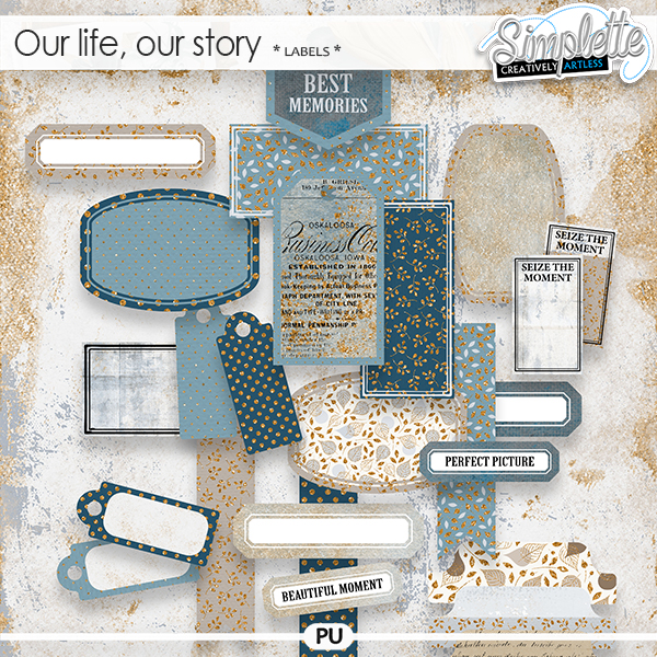 Our life, our story (labels) by Simplette