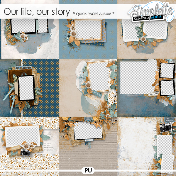 Our life, our story (quick pages album) by Simplette