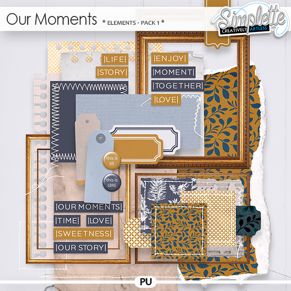 Our Moments (elements - pack 1) by Simplette