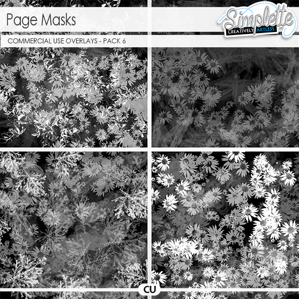Page masks (CU) pack 6