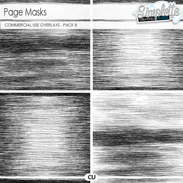 Page masks (CU) pack 8