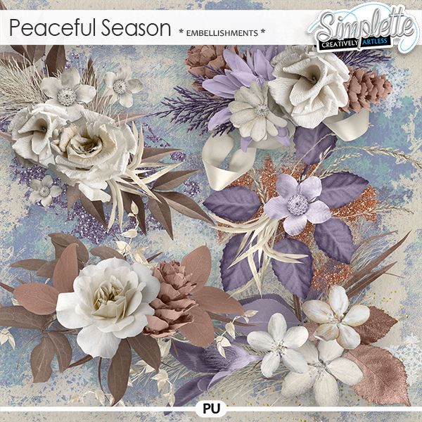 Peaceful Season (embellishments) by Simplette Peaceful Season (embellishments) by Simplette