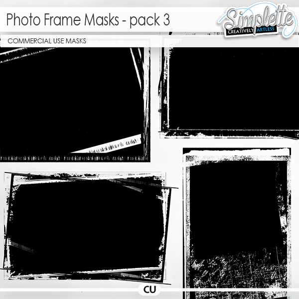 Photo Frame Masks (CU) pack 3 by Simplette