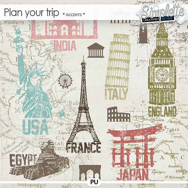 Plan your trip (accents) by Simplette