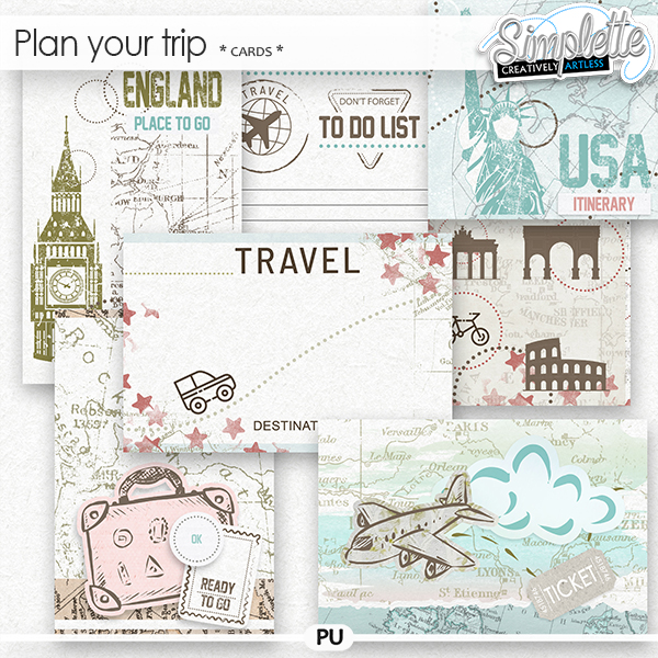 Plan your trip (cards) by Simplette