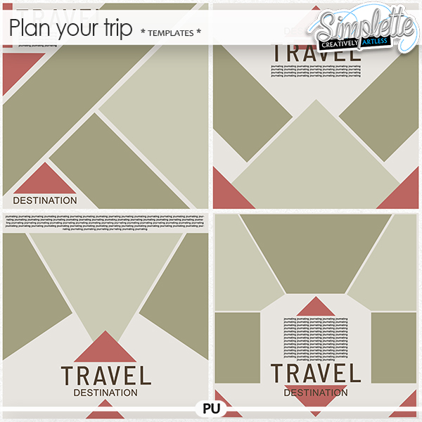 Plan your trip (templates) by Simplette