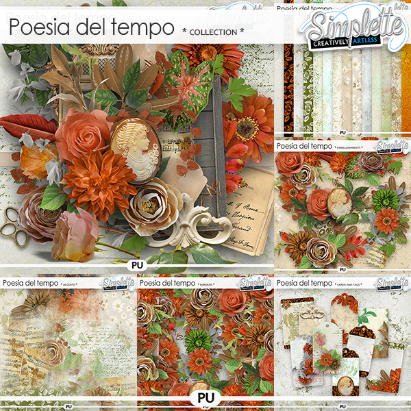 Poesia del tempo (collection) by Simplette | Oscraps