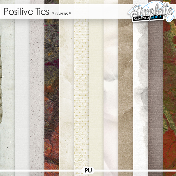 Positive Ties (papers) by Simplette