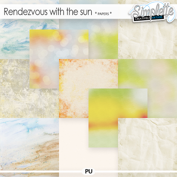 Rendezvous with the sun (papers) by Simplette