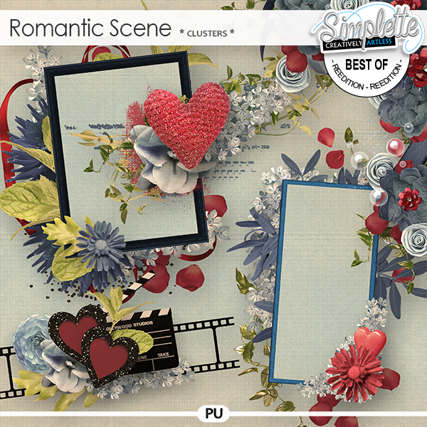 Romantic Scene (clusters) by Simplette Romantic Scene (clusters) by Simplette