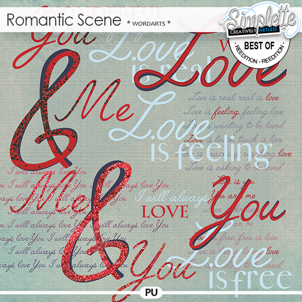 Romantic Scene (wordarts) by Simplette Romantic Scene (wordarts) by Simplette