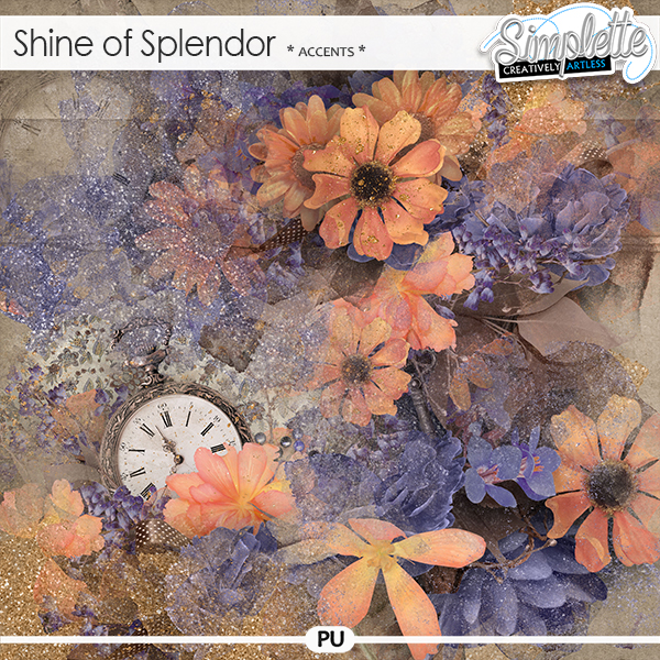 Shine of Splendor (accents) by Simplette | Oscraps