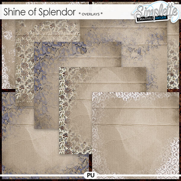 Shine of Splendor (overlays) by Simplette | Oscraps