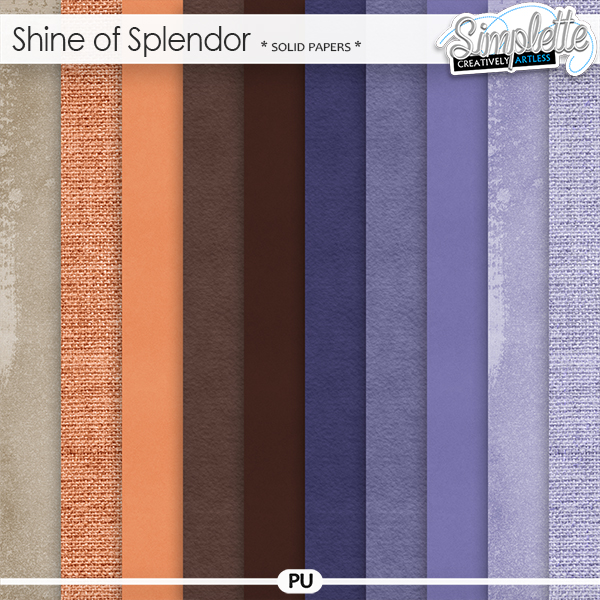Shine of Splendor (solid papers) by Simplette | Oscraps Shine of Splendor (solid papers) by Simplette | Oscraps