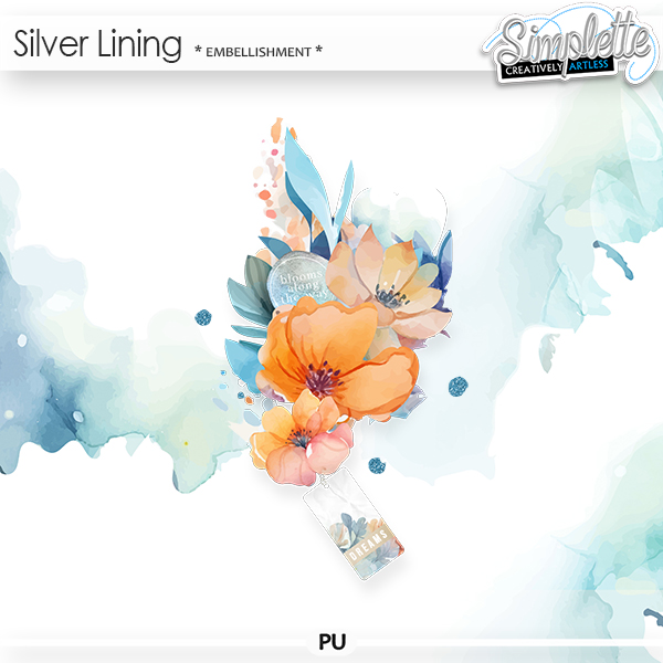 Silver Lining (embellishment) by Simplette