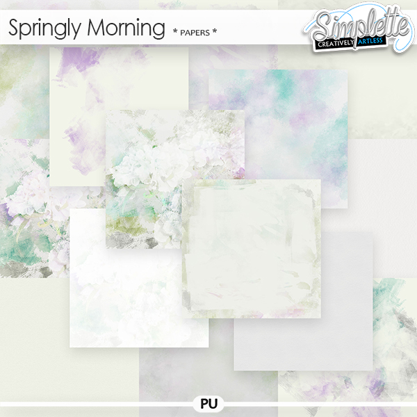 Springly Morning (papers) by Simplette