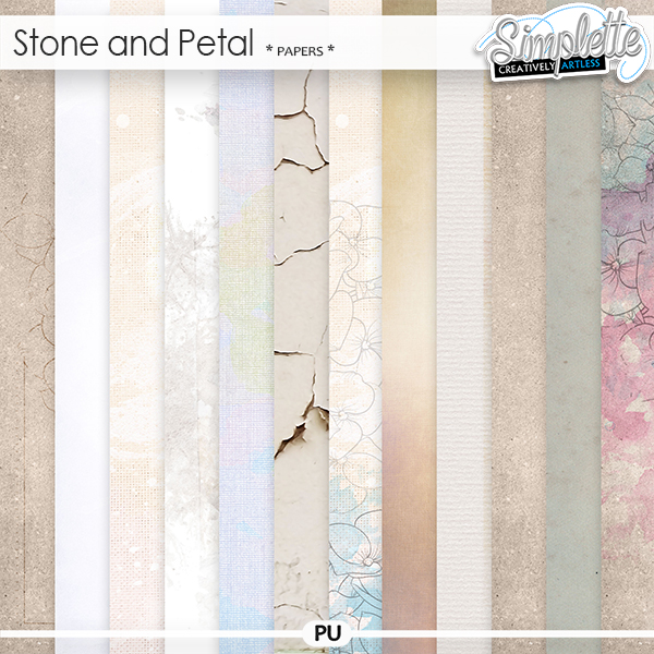 Stone and Petal (papers) by Simplette