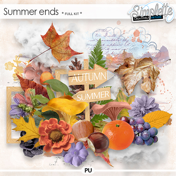 Summer ends (full kit) by Simplette