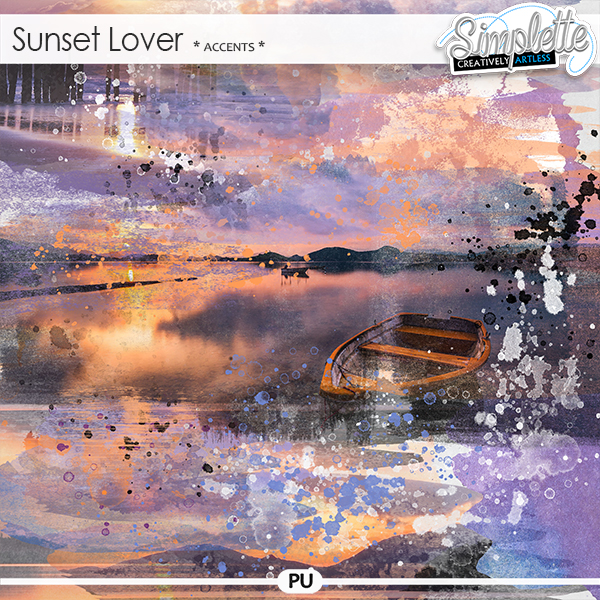 Sunset Lover (accents) by Simplette | Oscraps