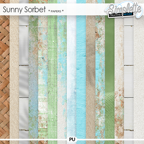 Sunny Sorbet (papers) by Simplette