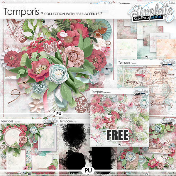 Temporis (collection with free pack of accents) by Simplette | Oscraps