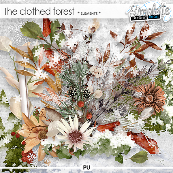 The clothed Forest (elements) by Simplette