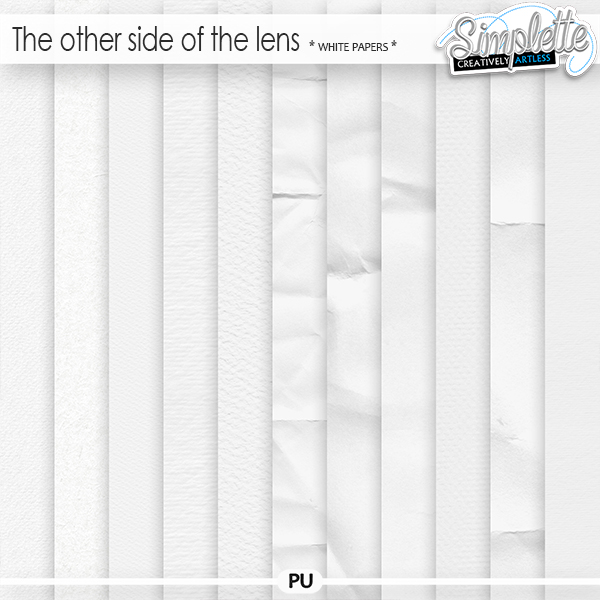 The other side of the lens (white papers) by Simplette