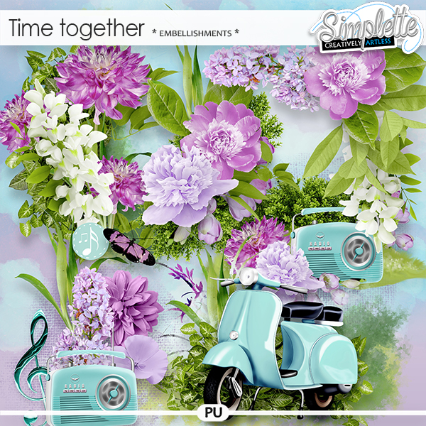 Time Together (embellishments) by Simplette