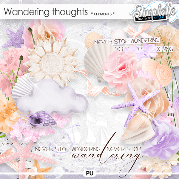Wandering Thoughts (elements) by Simplette