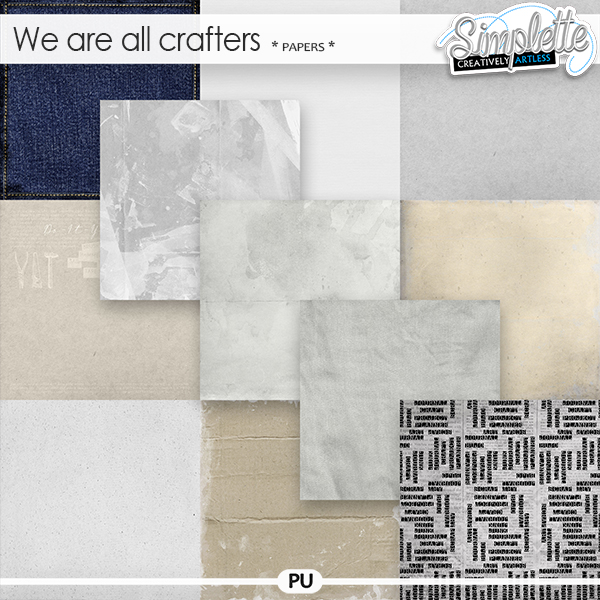 We are all crafters (papers) by Simplette