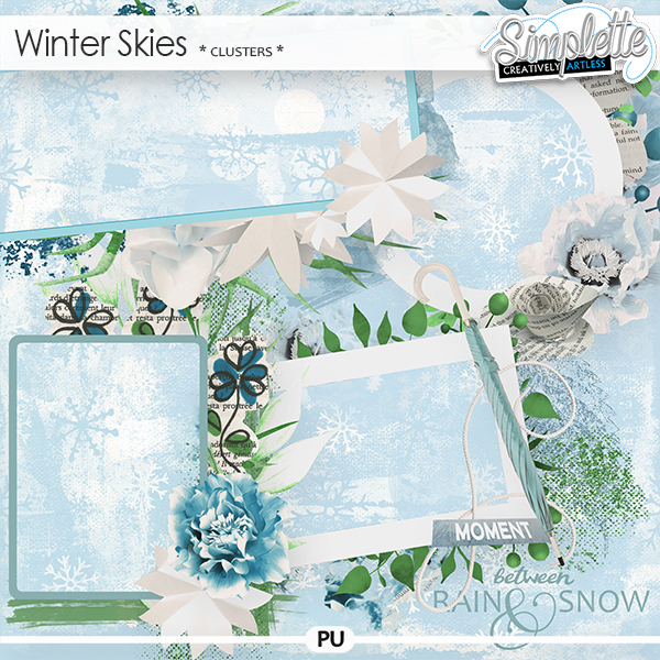 Winter Skies (clusters) by Simplette