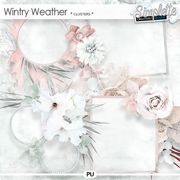 Wintry Weather (clusters) by Simplette | Oscraps