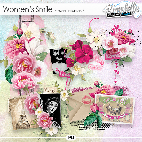 Women's Smile (embellishments) by Simplette