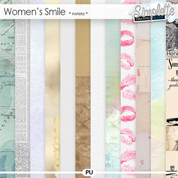 Women's Smile (papers) by Simplette