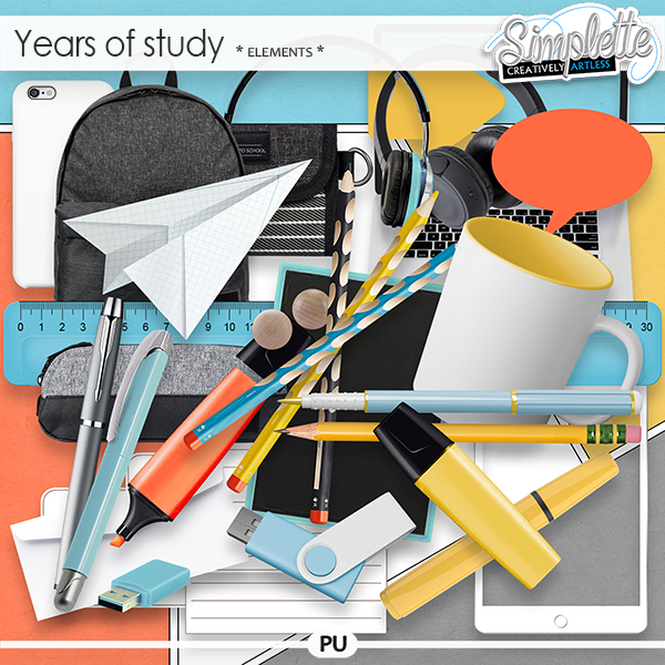 Years of study (elements) by Simplette