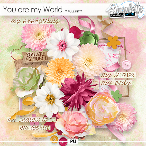 You are my World (full kit) by Simplette | Oscraps