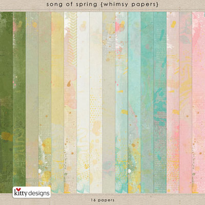 Song Of Spring Whimsy Papers