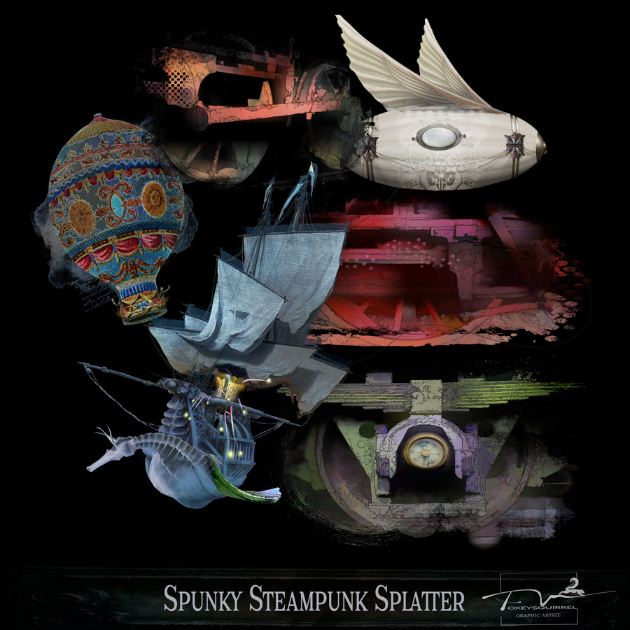 Spunky Steampunk Splatter