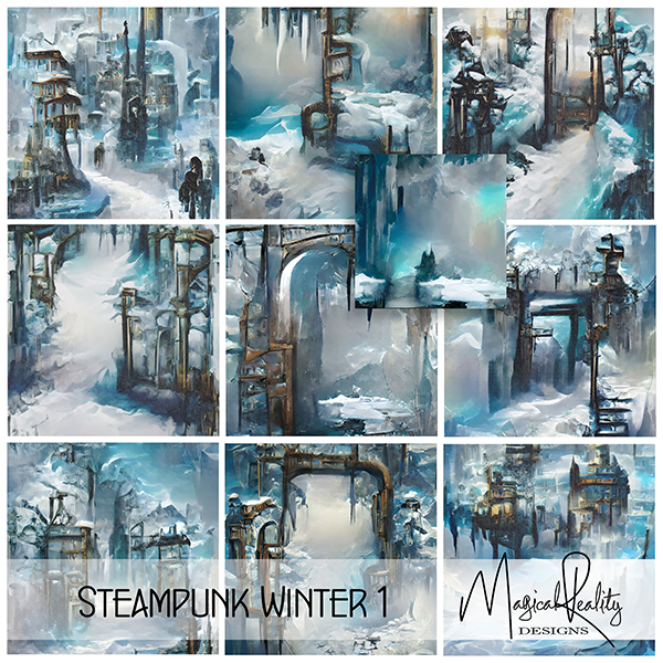 Steampunk Winter 1 by MagicalReality Designs