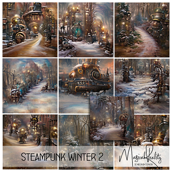 Steampunk Winter 2 by MagicalReality Designs