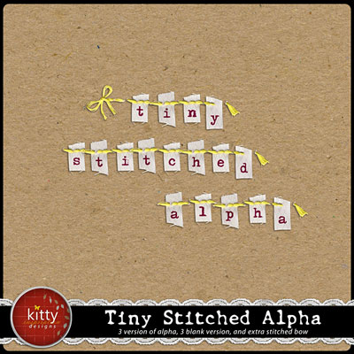 Tiny Stitched Alpha 
