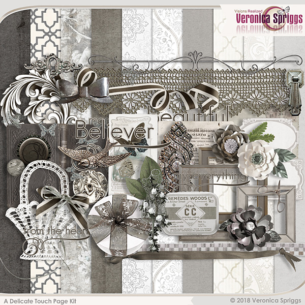 A Delicate Touch Page Kit