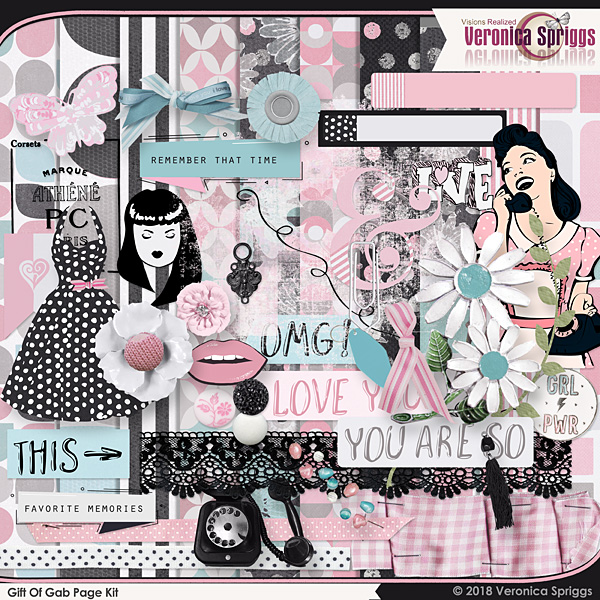 Gift Of Gab Page Kit