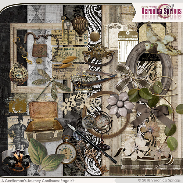 A Gentleman's Journey Continues Page Kit