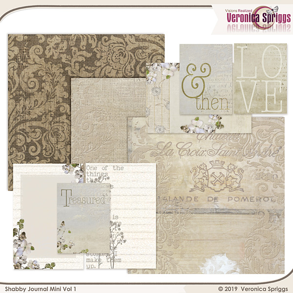 Shabby Chicness Journal Mini Kit Vol 1